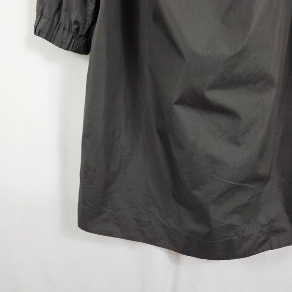 Akris Punto Off Shoulder Poplin Dress in Black - Size 12 - Picture 7 of 12